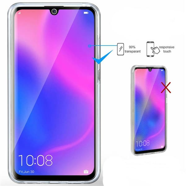 [HT]Full-dekning silikondeksel - Huawei P30 Pro Svart