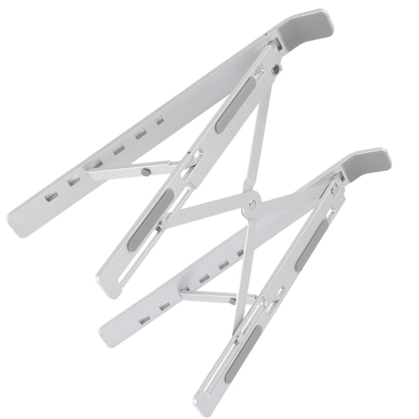 Tablet computerstand i aluminiumlegering, notebook-radiator, foldbar, forhøjet computerstand, computertilbehør, computerbord, sølv