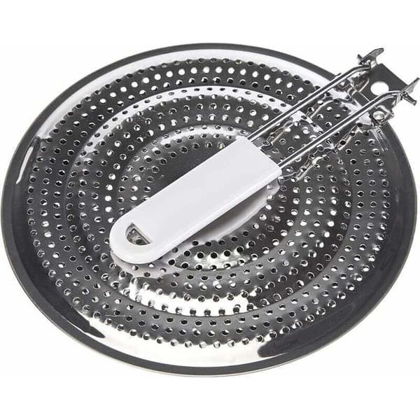 Debuns – 21 cm varme diffuser i rustfritt stål – For gasskomfyrer – Optimal varmefordeling – Holdbar og effektiv