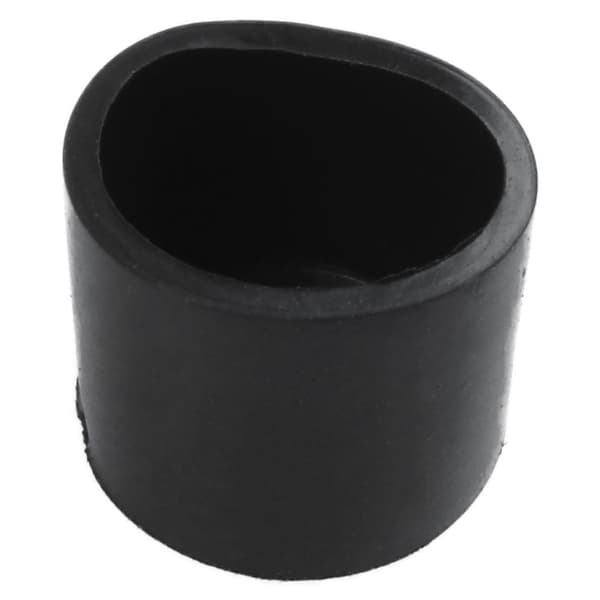 Gummikapper 400-pak sorte gummirørender 10 mm runde Black