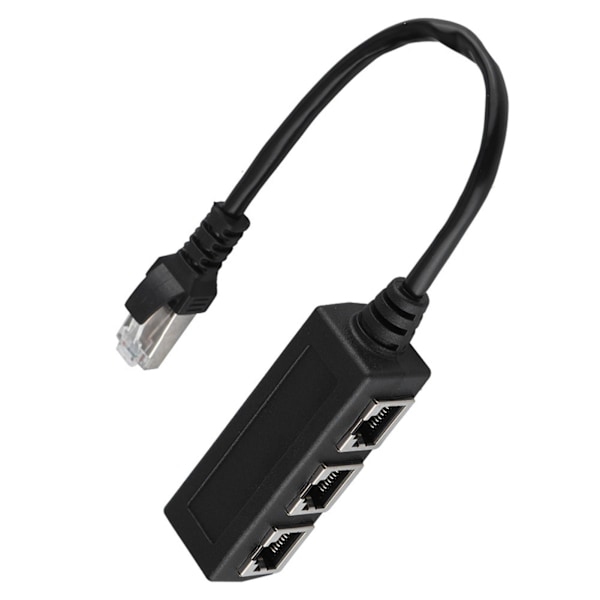 Ethernet-splitterkabel: 1 hann til 3 hunnporter for forbedret tilkobling