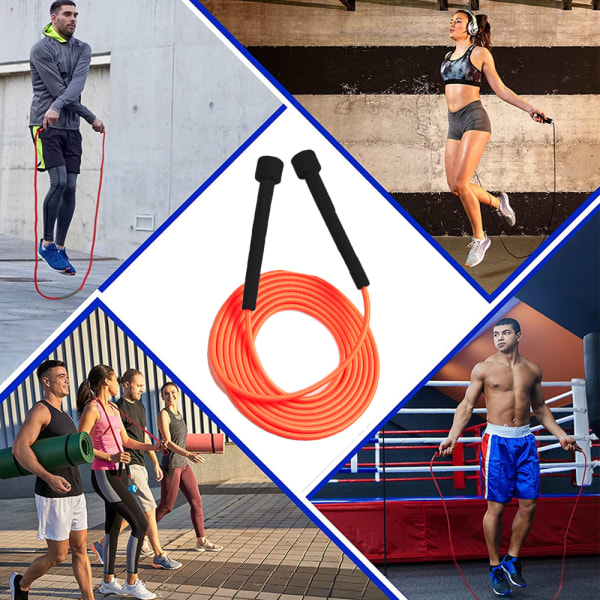 Racing hopprep, Speed ​​Jump Rope, Fitness hopprep for barn orange