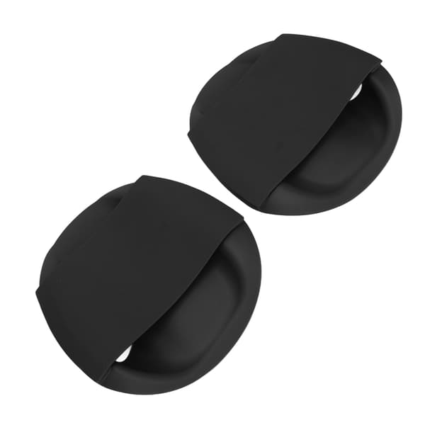 Sort PP Silikone Ergonomisk Freestyle Svømmetrænings Paddle Lille