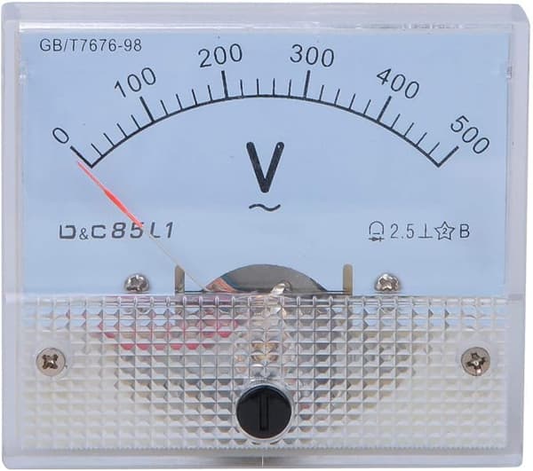 [HT]Analog Voltmeter Meter-Pointer AC Voltmeter 0-500V Skalaområde V