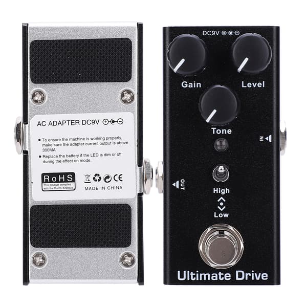Ultimate Drive Mini Single True Bypass Guitar Effekt Pedal 9V DC JDF-2