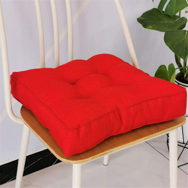 2st (45*45cm kvadrat-500g) manchesterstolsdyna kontorsstudentkudde