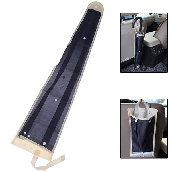 1X Bil Auto Ryglæn Paraply Förvaringsväska Vikbar Organizer H 6packs