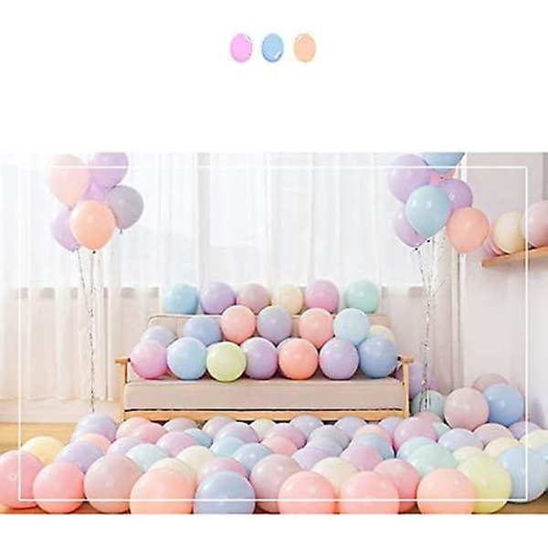100 stycken färgglada ballonger Födelsedag Bröllop Julfest