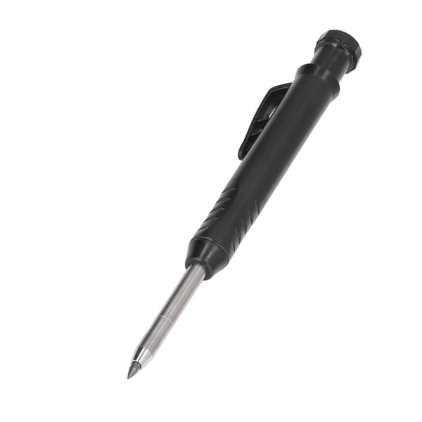 Graveringspen i wolframcarbid 2,8 mm sort spids med 3 farvepatroner