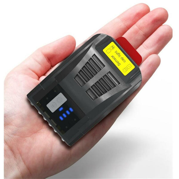 LED-induktion starkt ljus Cap Clip Multifunktionell vattentät USB cap Light