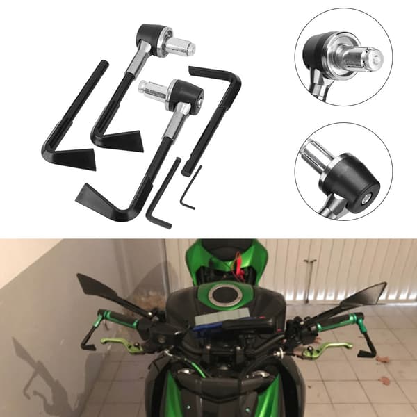 CNC Motorcykel Styr Bremsegreb Beskyttelse Sølv