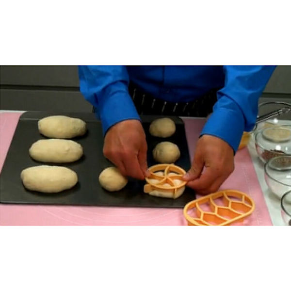 Plast kage udskærer Pate ?? Tryk på cookies?? hjemmebagt brød Muslinger Muslinger Timbre Bagning