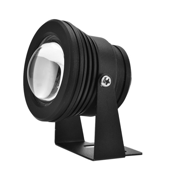 12V 10W Vandtæt RGB LED Spotlight til Akvarium, Pool og Have - Sort Undervandslampe Black