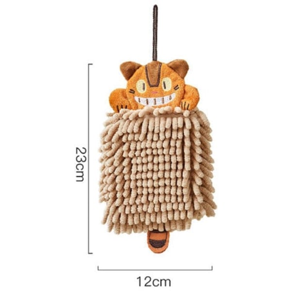 Tecknad djur Chenille handduk för kök badrum snabbtorkande Absorberande näsduk Supermjuka mikrofiberhanddukar Fo