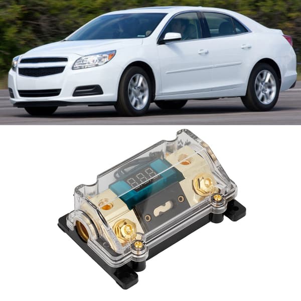 Säkringhållare för bilstereo, strömfördelning, digital display (150A)