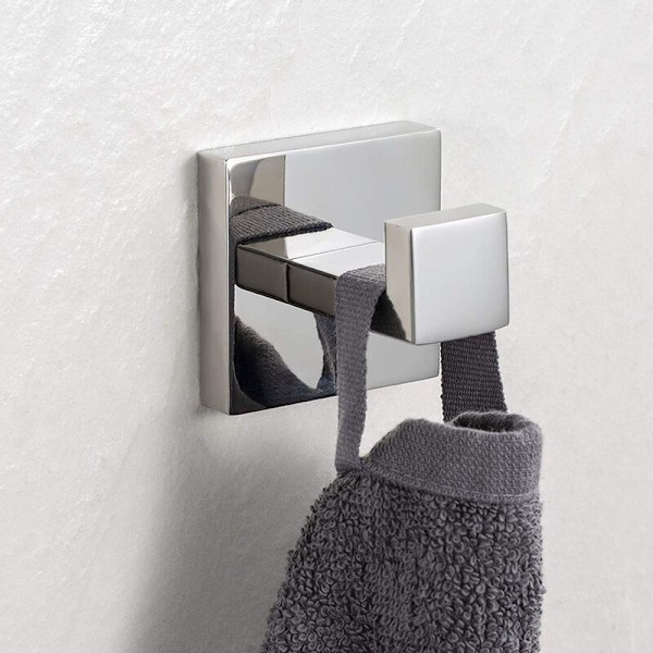 54*60*54 mm lysende 304 rustfrit stål krog tøjkrog vedhæng sømfri badeværelses tøjkrog