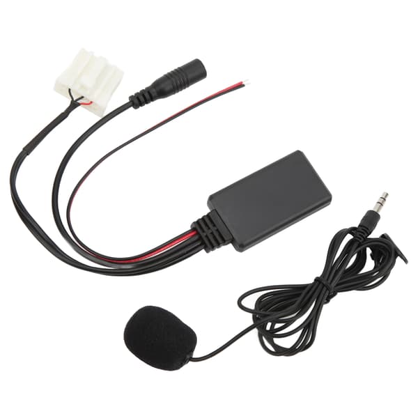Bluetooth 5.0 AUX Adapter Håndfri Mikrofon til Mazda MX5 2006 og senere