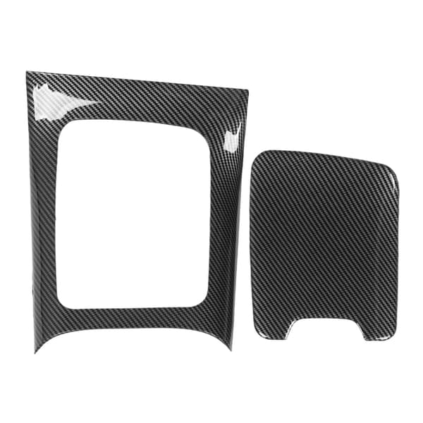 Karbonfiberstil Armleneboks Paneldeksel Midtkonsoll Skiftpanel Erstatning for Benz C-Klasse W206 S206