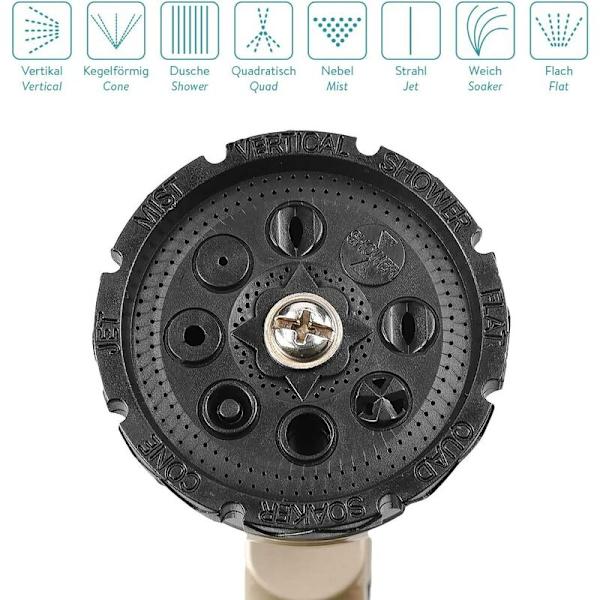 12,5*7*14CM legering galvanisering multifunktion havevandpistol bilvask havevandspistol,