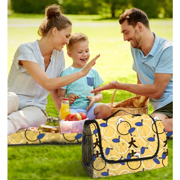 Picknickmatta Förtjockad picknickduk, med flygande schack