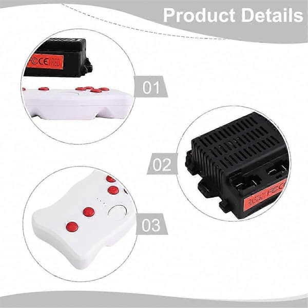 RX57 12V Elektrisk Barnebil Fjernkontroll Mottakerboks