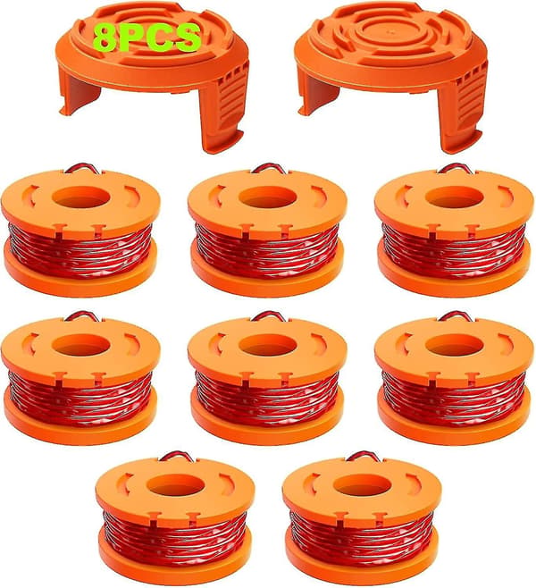 10-pak Trimmerspole Line til Worx, (wa0010) erstatningstrimmerspole Line til Worx, trimmer Line Ref[ht]