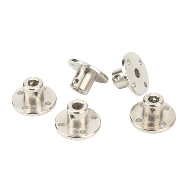 5 ST RC styraxelkoppling 5 mm innerdiameter stål RC flänskopplingskontakt för motor