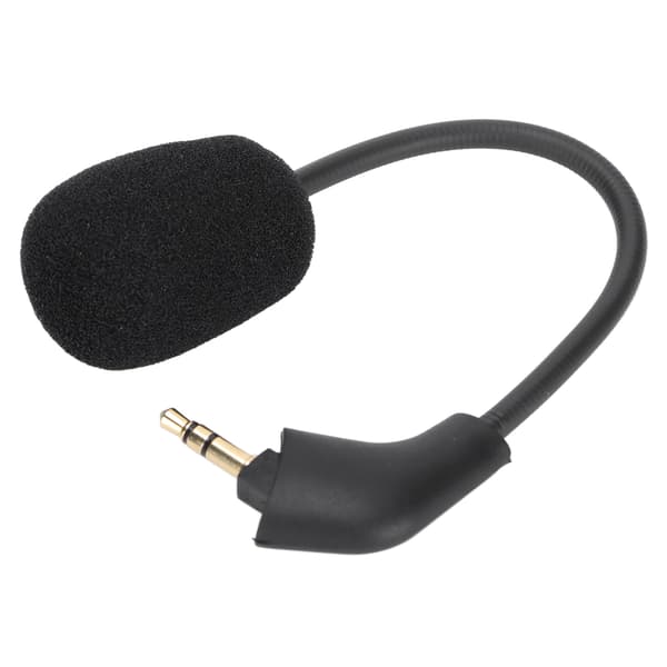 3,5 mm mikrofon med støyreduksjon, erstatningsmikrofon for spill, for HyperX Cloud II Hurricane Tomahawk