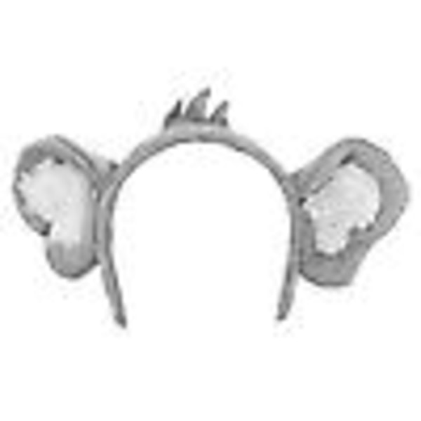1kpl Koala Hair Cartoon Koala Ears -hiussolkikoristeet (vaaleanharmaa)