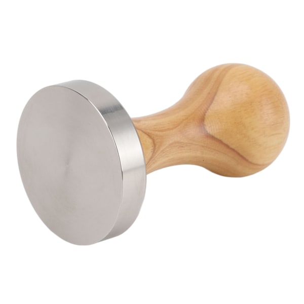 Multifunksjonell 304 rustfritt stål kaffetamper med flat base - 51 mm (2,01 tommer) bønnepressehammer for kaffe brygging 51mm