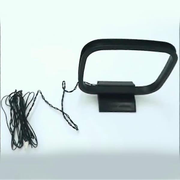 1 STK FM AM Loop Antenne for Mottaker med 3-pins Mini-kontakt for Sony Sharp Chaine Stereo AV-mottaker[ht]
