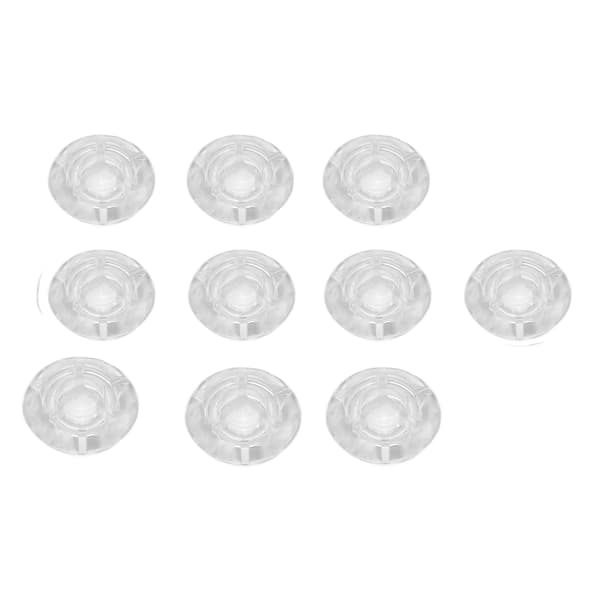 10-pack Klar Transparent Universal Gitarr Effektpedal Fotpedalsknappskydd