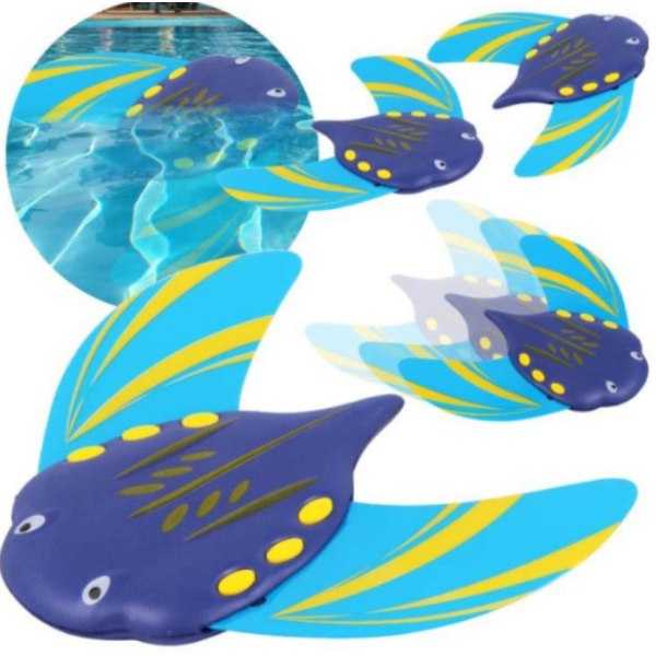 Djevelfisk svømmebasseng sommerbading strandleker svømmende dyrefisk (stor hydraulisk kraft djevelfisk)