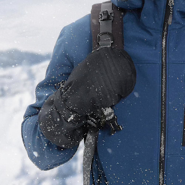 Ski Warm Skidåkning Anti-Slip Snowboardhandskar M