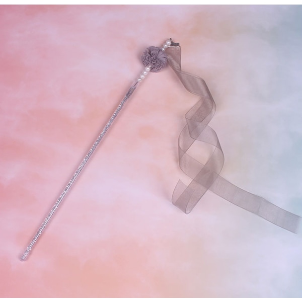 Husdjur handgjord Cat Funny Cat Stick, Bell Feather Funny Cat Stick, Fairy Stick, Cat Toy (grå tredelad set)
