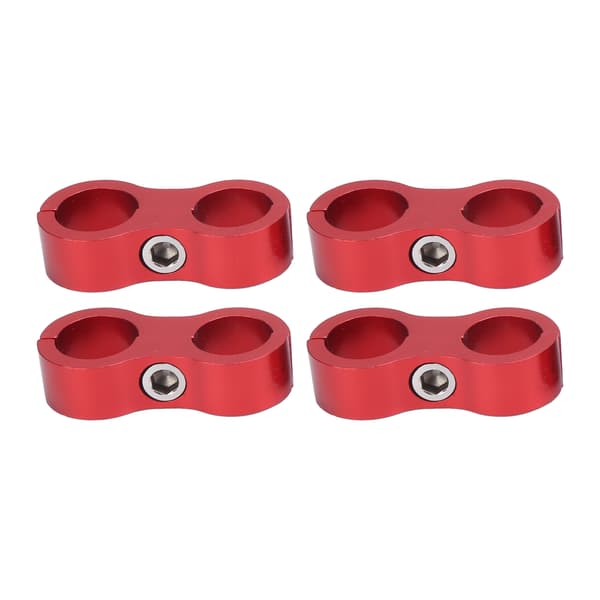 4 ST Slangseparator AN8 Biloljerör Fixeringsadapter Aluminiumlegering Universal