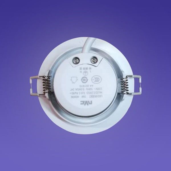 LED downlights nøytral hvit for bad, ultra flat vanntett innfelt taklampe tilsvarende dimbart tak L