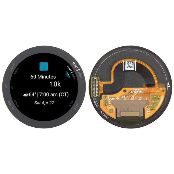 Til Garmin Forerunner 165 KOMPATIBEL LCD-skærm med Digitizer Fuld Samling Inte angivet