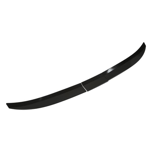 3 stk. Glanssort Bageste Trunk Spoiler Lip Justerbar Bagklap Spoiler Wing Universal til Sedan