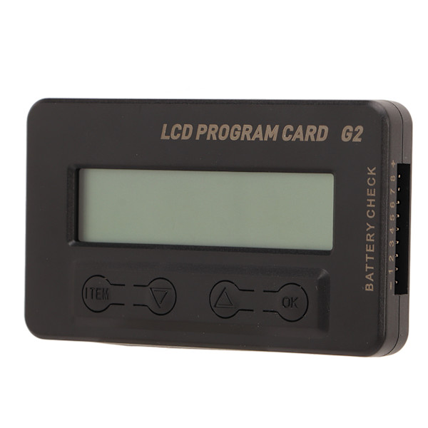 LCD-programkort i realtid för RC-flygplansmodell ESC