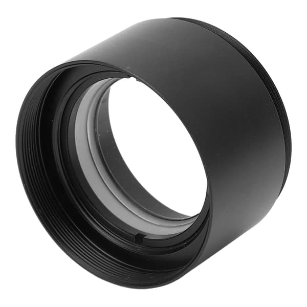 0.5X 48mm Gevind Blåt Lys Blokerende Mikroskop Objektiv Linse Sort