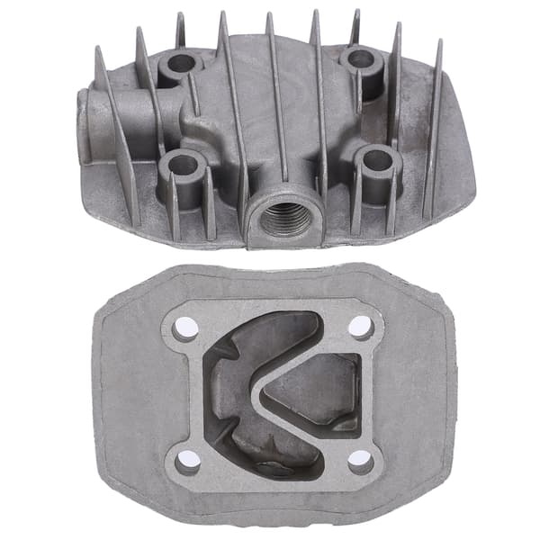 Aluminium Køledele til 2 Luftkompressor Cylinderhoved 48mm x 62mm
