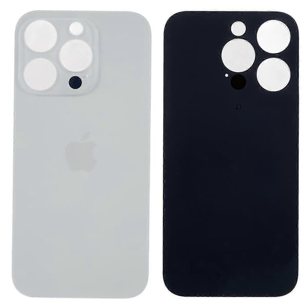 Til iPhone 14 Pro Batterihus Dæksel Udskiftningsdel Med Stort Hul Præcis Pasform OEM Kvalitet White