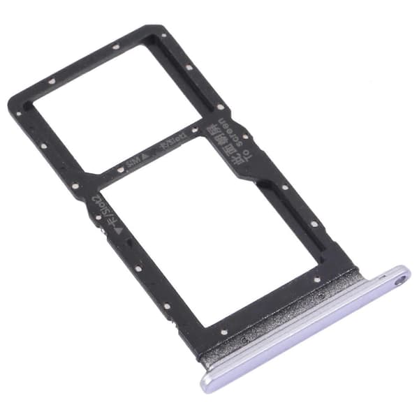 SIM-kortsfack + SIM-kortsfack / Micro SD-kortsfack för Honor Play 20 Purple