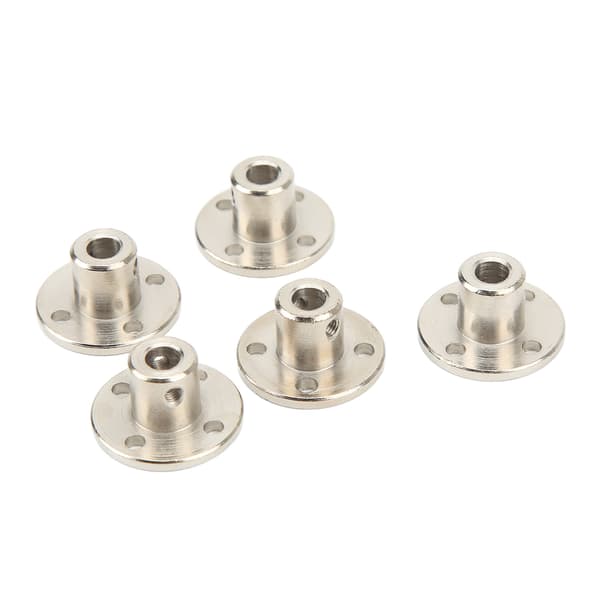 5 ST RC styraxelkoppling 5 mm innerdiameter stål RC flänskopplingskontakt för motor