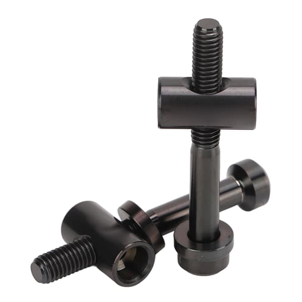 RISK M5 X 40mm 2 ST Sort Cykelsadelpind Klemmebolt DIY Reservedele