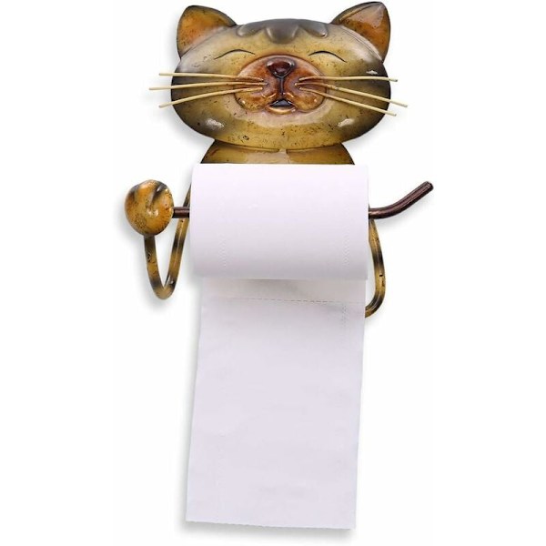 Kreativ killingeformet papirrulle toiletpapir håndklædeholder (killingrullepapir væghængende 18*8*22cm),