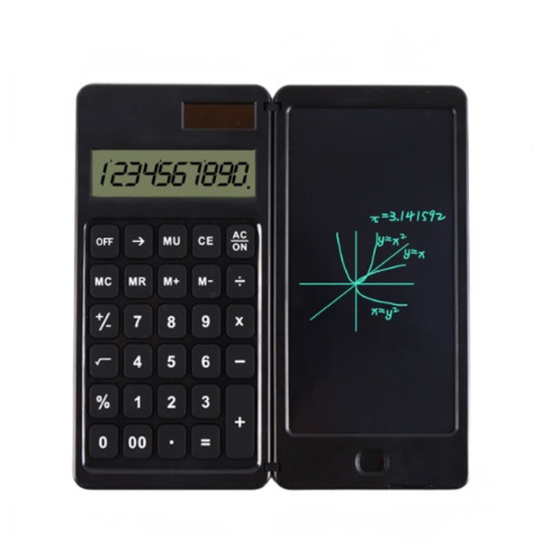 Solar Folde Lommeregner LCD Tablet Student Laptop Business Gave