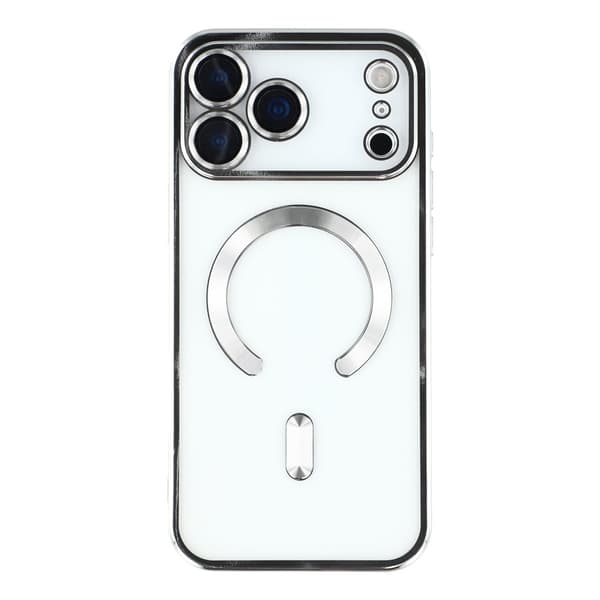 iPhone 17 Pro Cover MagSafe Electroplated TPU Sølv 32