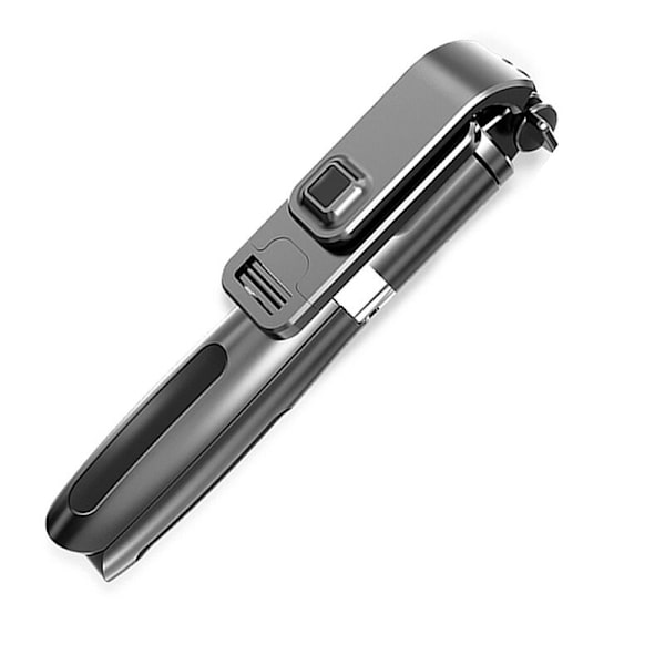 L02 sort (send Gopro adapter) Bluetooth selfie stick kompatibel med alt-i-et actionkamera